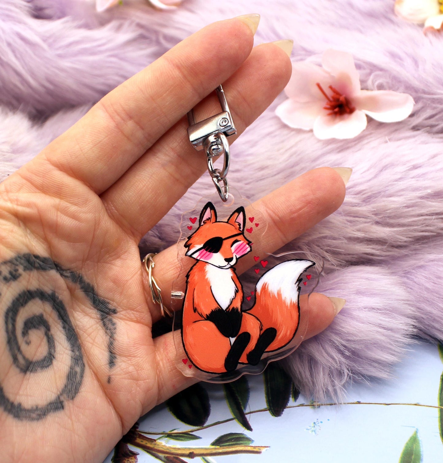 Hualian Animal Form Magnetic Connector Acrylic Charms (2 Inch) - Heaven's Official Blessing Tian Guan Ci Fu Hua Cheng Xie Lian MXTX Danmei