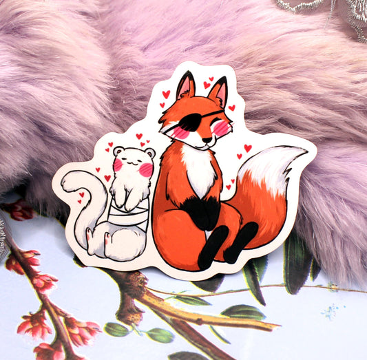 Hualian Animals Sticker (70mm)-  Heaven's Official Blessing Tian Guan Ci Fu MXTX Danmei Fan Art