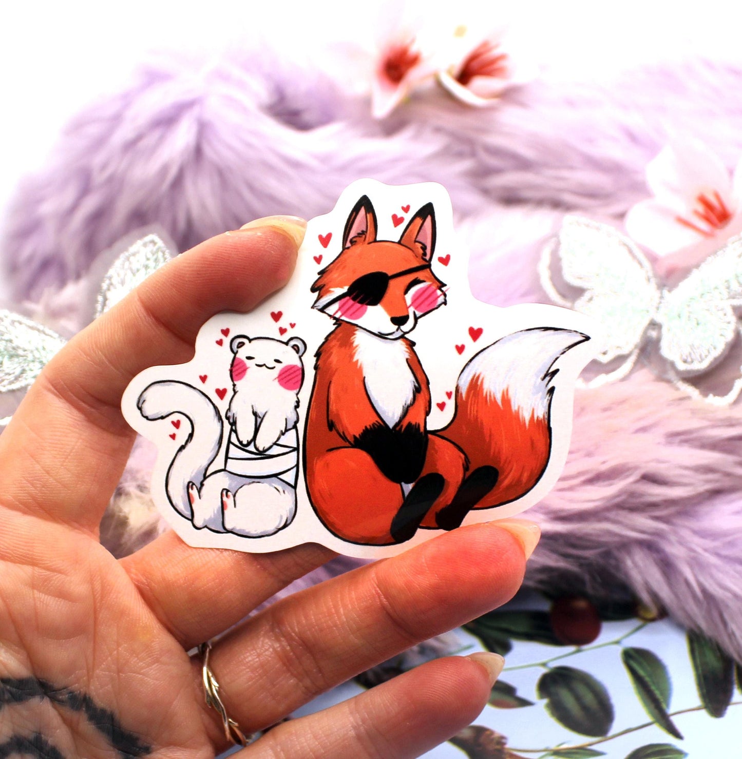 Hualian Animals Sticker (70mm)- Heaven's Official Blessing Tian Guan Ci Fu MXTX Danmei Fan Art