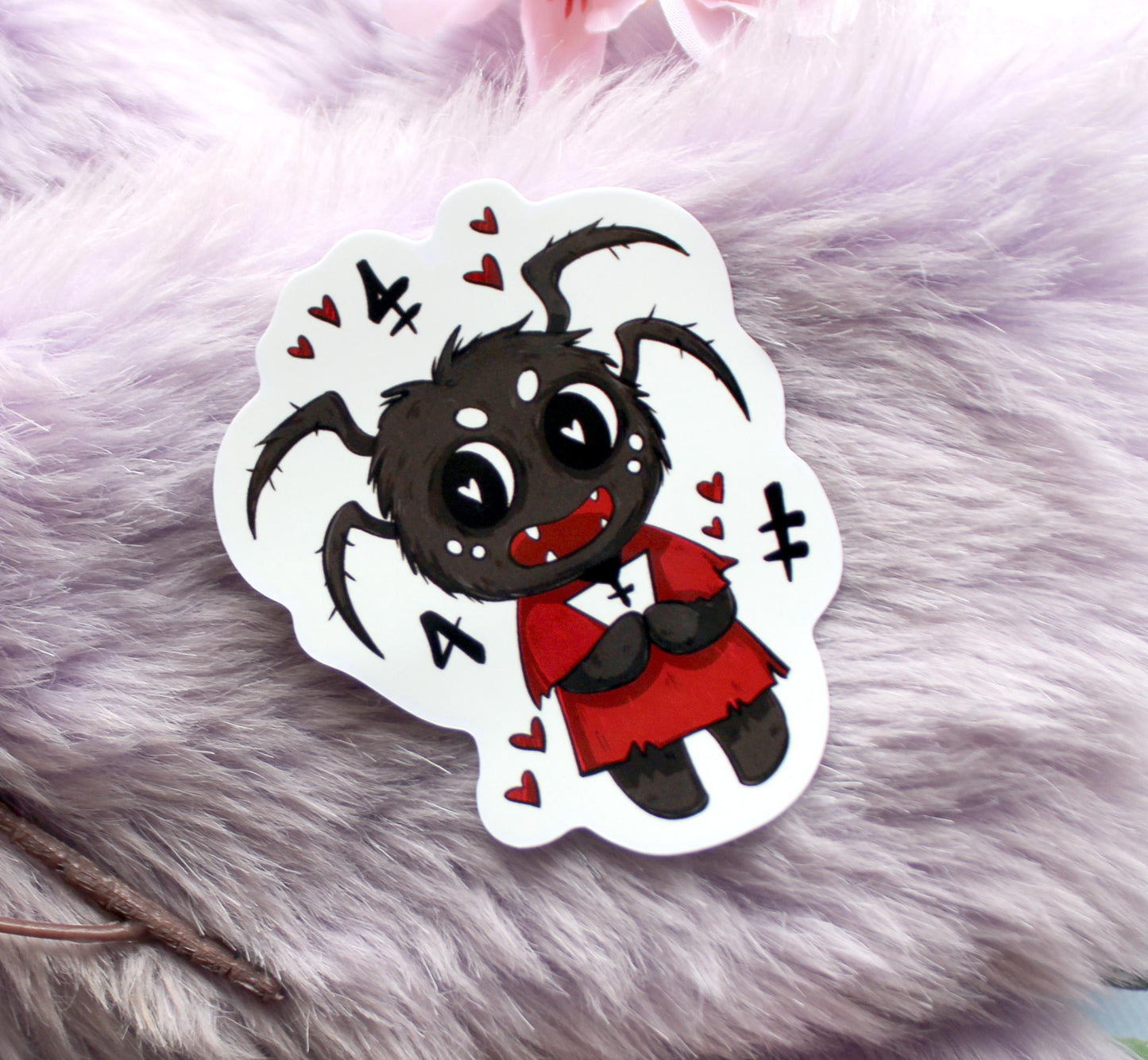 Cult of the Lamb Webber Sticker (55mm)