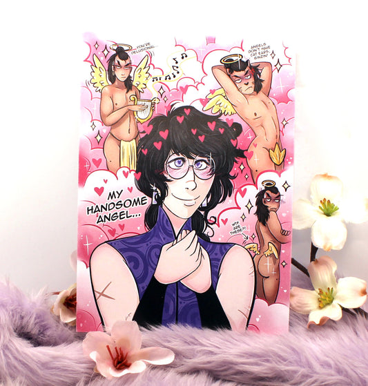 Ginzin's Handsome Angel A6 Print - The Nightingale Dragon Series