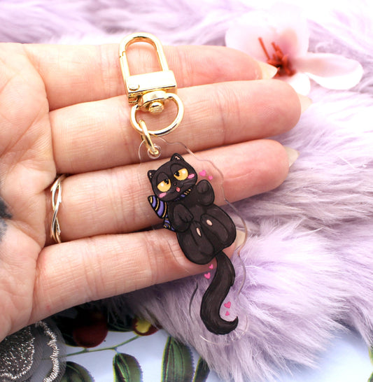 Thistle the Cat Acrylic Charm (2inch) - The Nightingale Dragon Series
