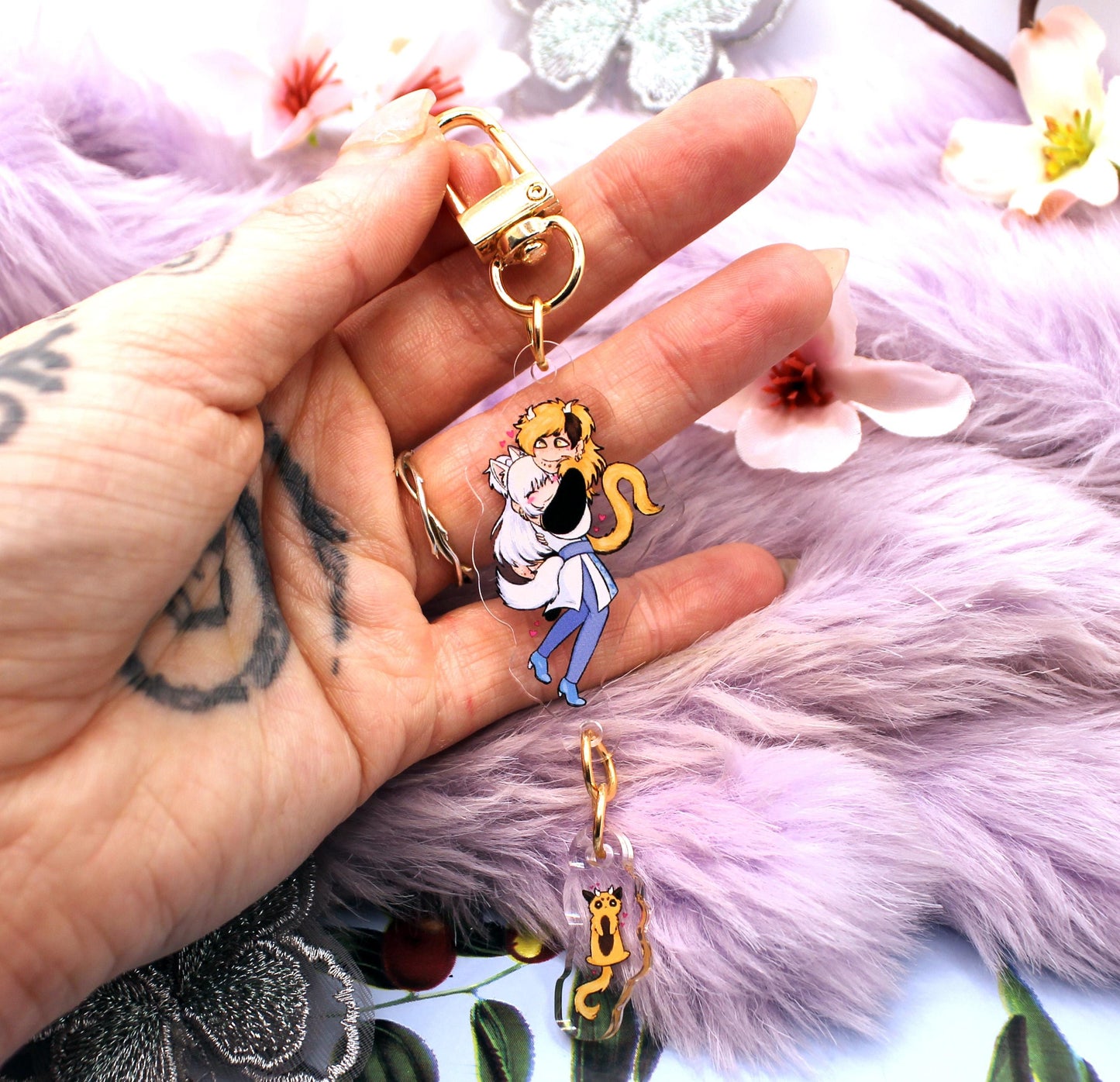 Brayandli Taowren Ettore Dangle Acrylic Charm (2inch) - The Nightingale Dragon Series