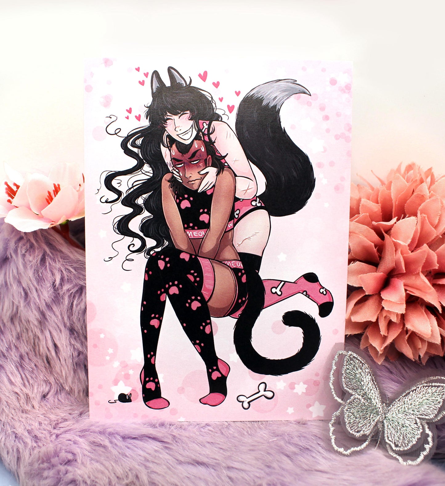 Tomar And Ginzin Furry Apparel A6 Print - The Nightingale Dragon Series