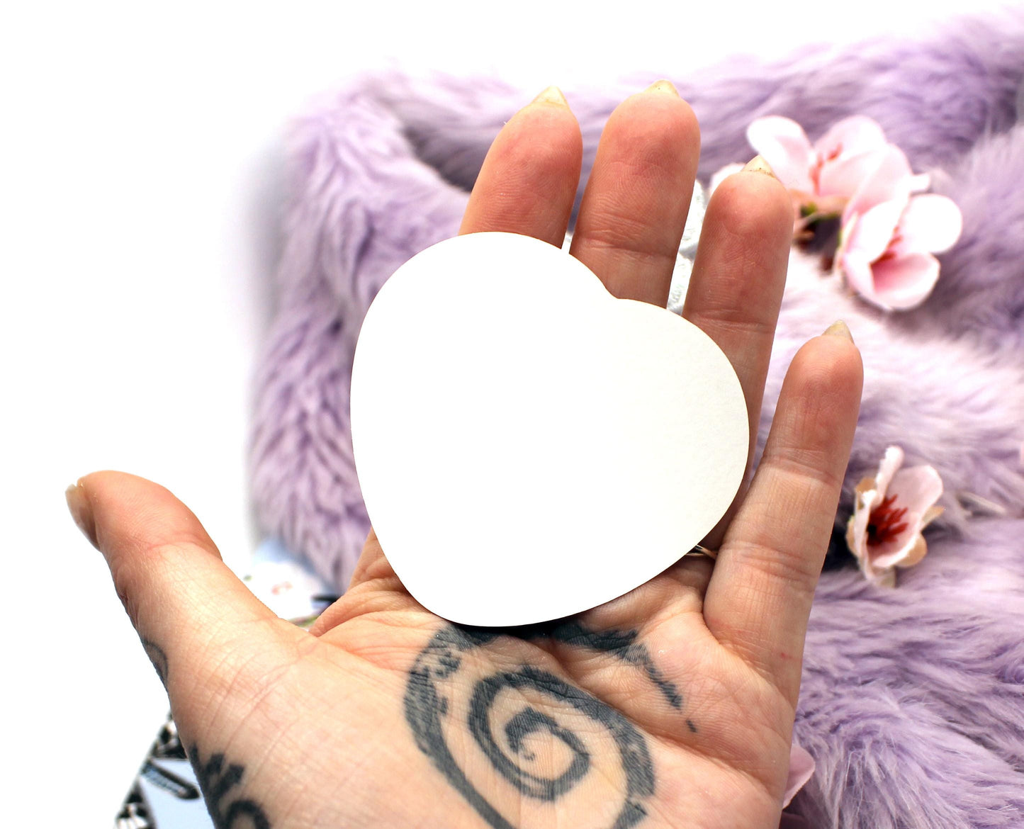 Rope Bunny White Rabbit Shibari Furry Heart Sticker (6cm)