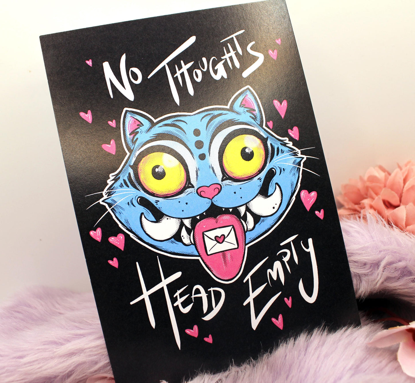 Kpop Demon Hunters Derpy Tiger No Thoughts Head Empty A6 Print