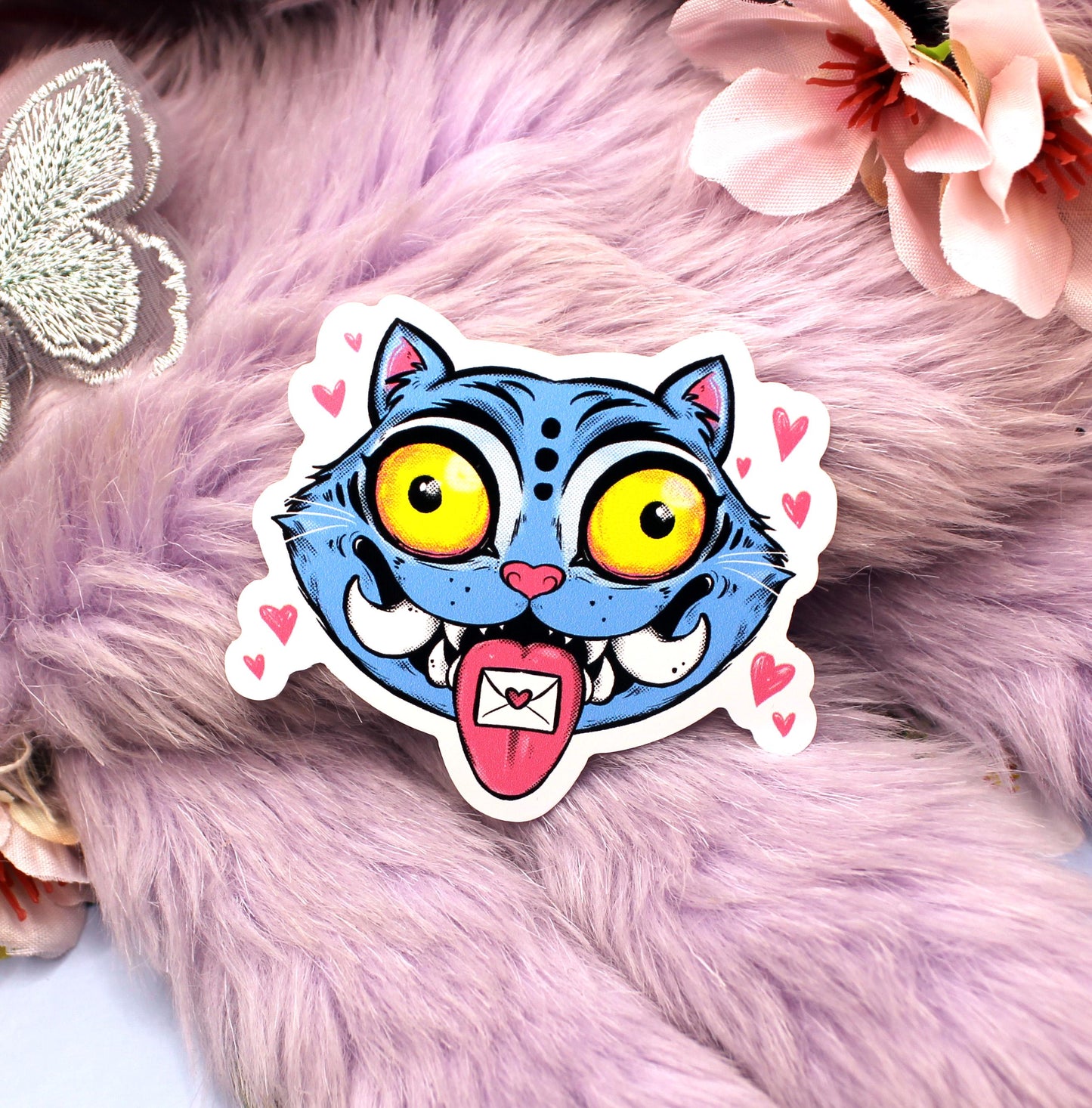 Kpop Demon Hunters Derpy Tiger Sticker (6cm)