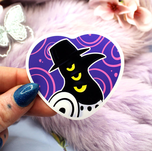 Kpop Demon Hunters Sussie Magpie Heart Sticker (6cm)