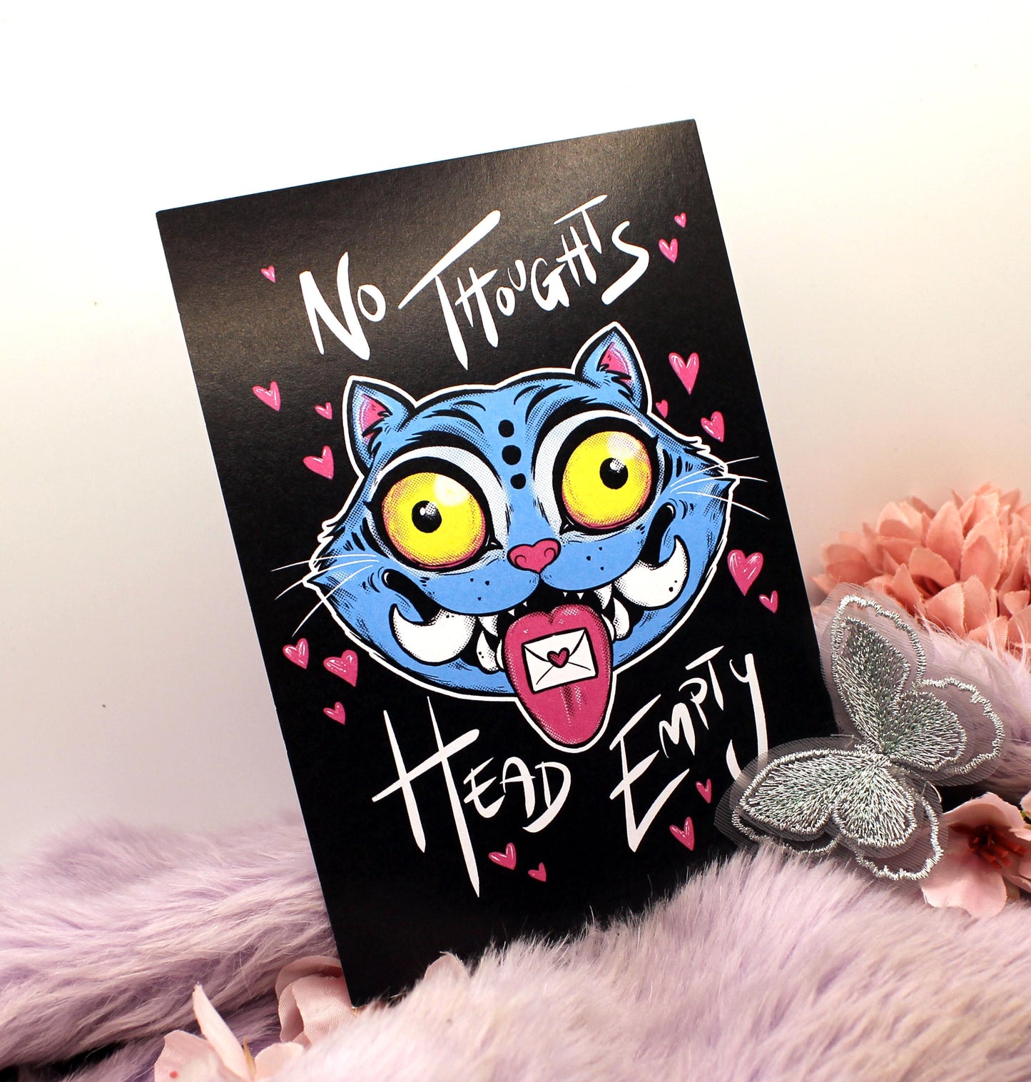 Kpop Demon Hunters Derpy Tiger No Thoughts Head Empty A6 Print