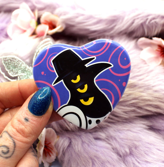 Kpop Demon Hunters Sussie Magpie Heart Badge (55mm)