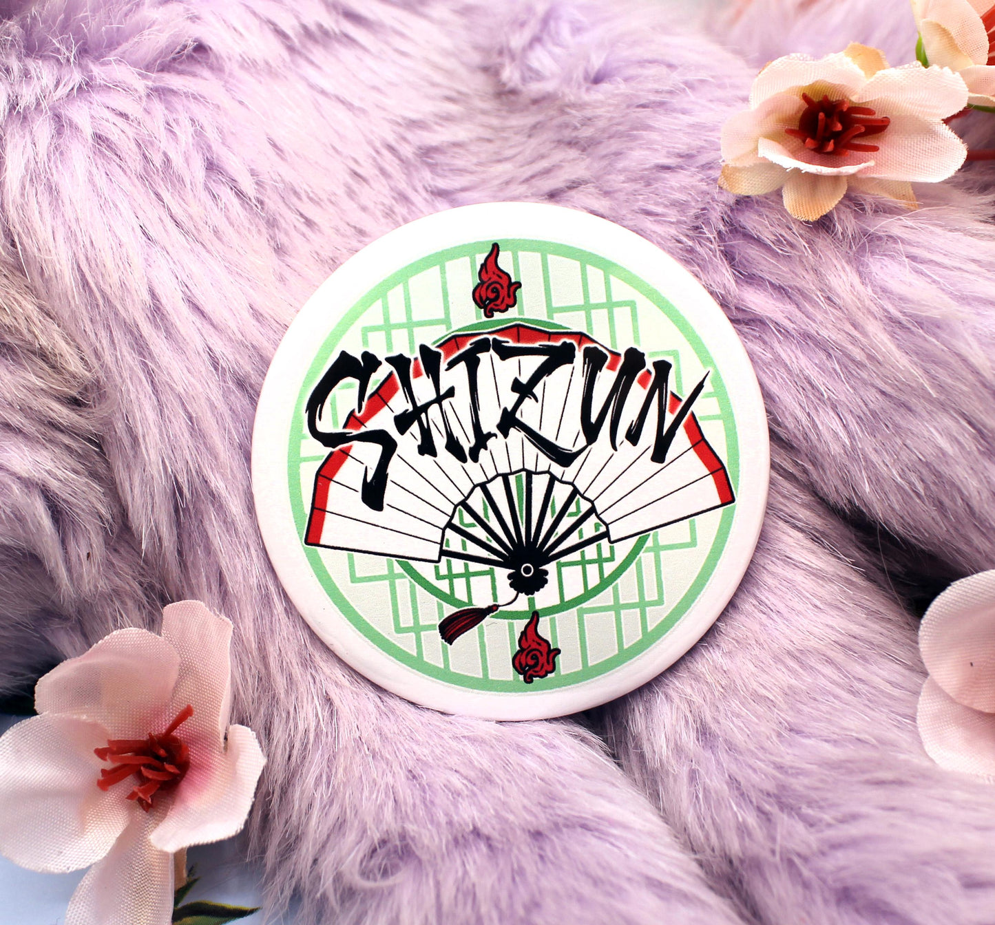 Shizun SVSS Large Circular Badge (58mm) - Danmei Inspired Scum Villain MXTX
