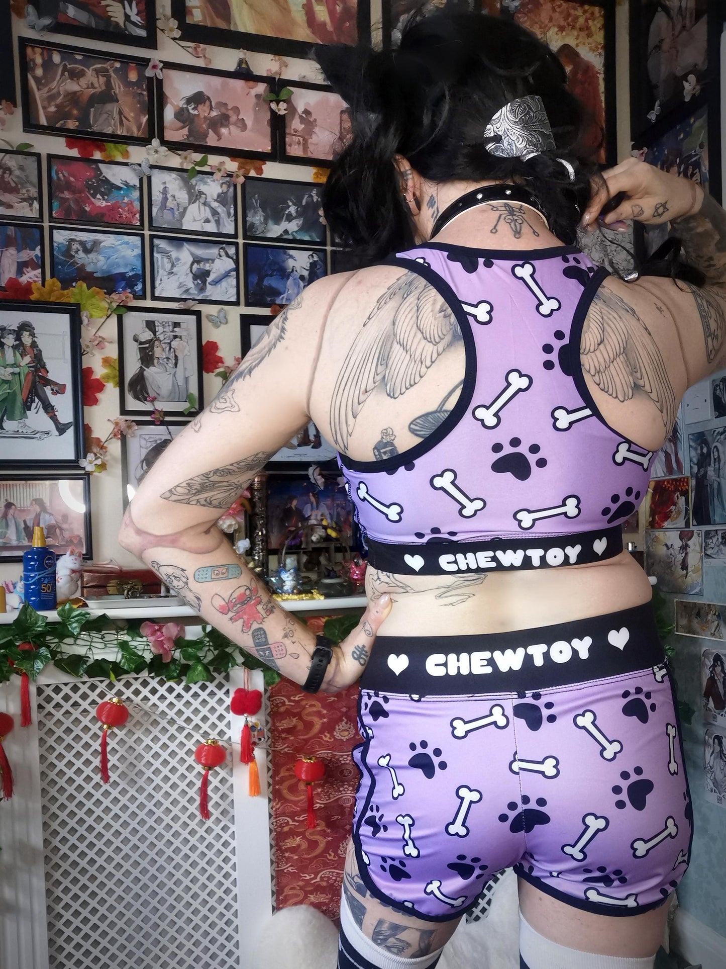 Chew Toy Crop Top (Sizes S-4XL)