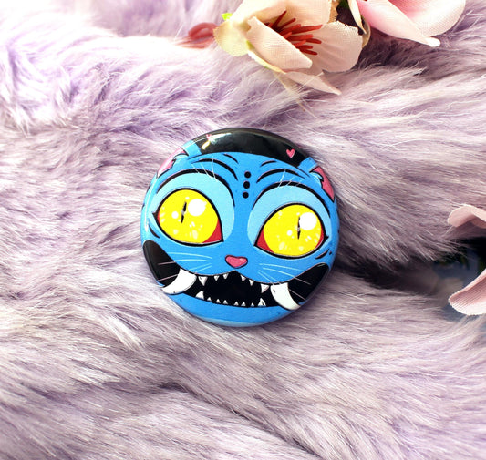 Derpy Tiger Close Up Circular Badge (38mm) - Kpop Demon Hunters