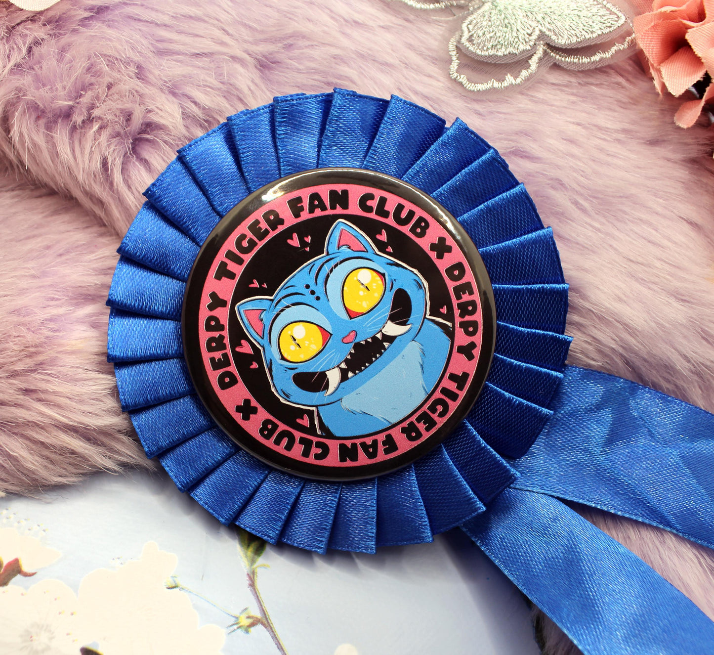Derpy Tiger Fan Club Rosette - Kpop Demon Hunters