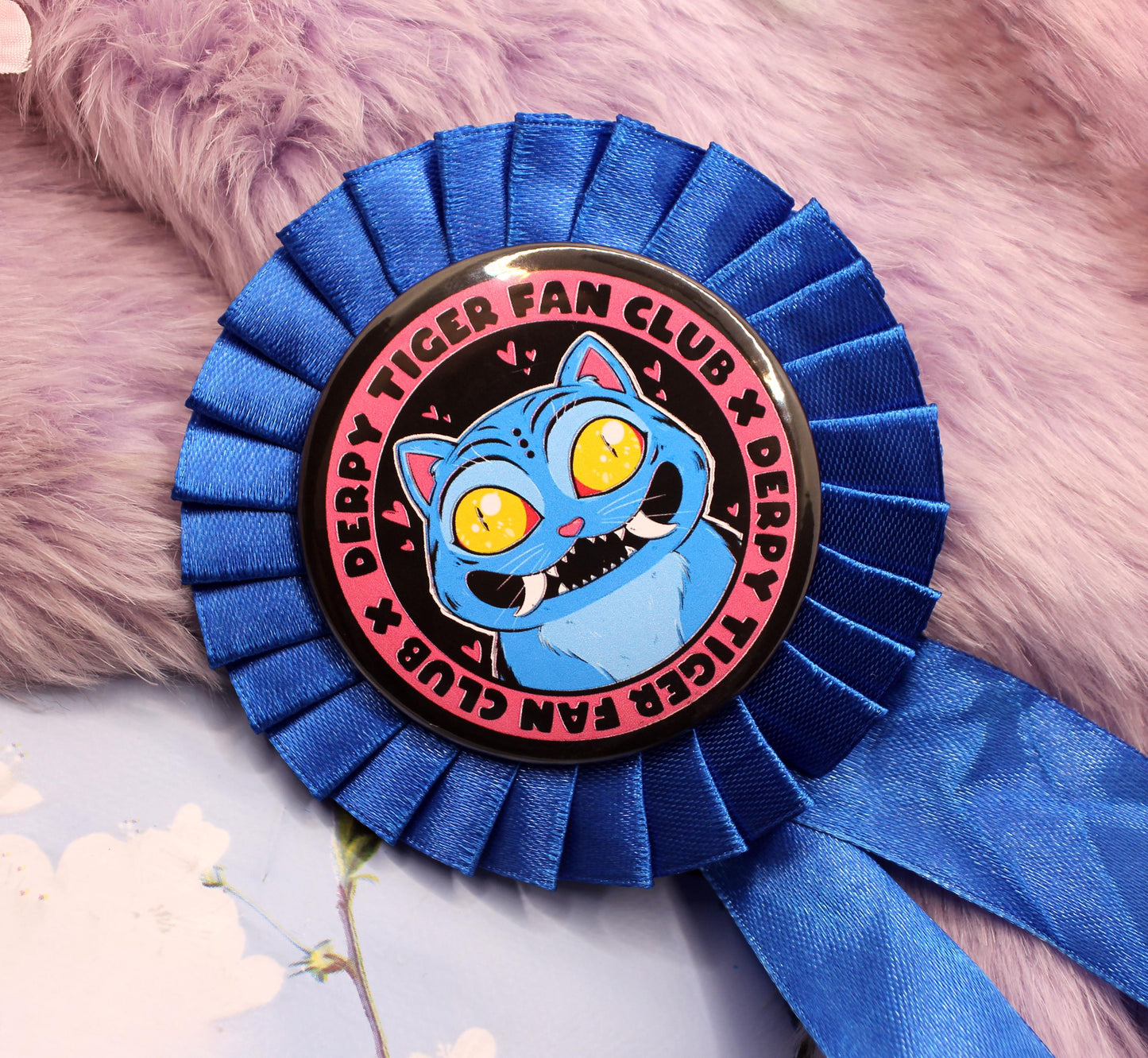 Derpy Tiger Fan Club Rosette - Kpop Demon Hunters