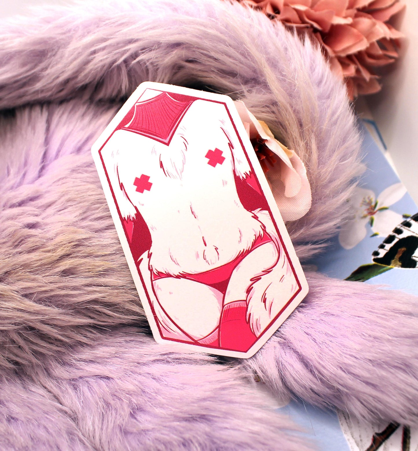 Furry Fox Femboy Sticker (7cm)