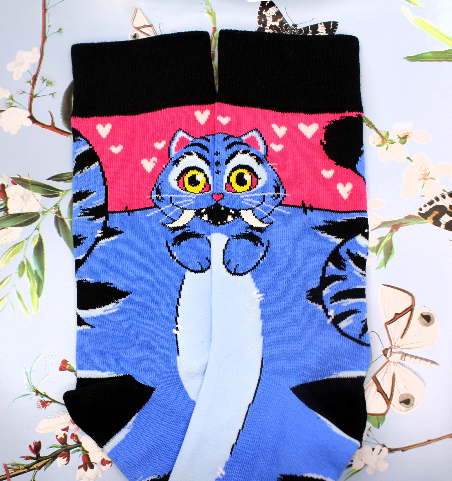 Kpop Demon Hunters Derpy Tiger Crew Socks (Size 3-9 UK)