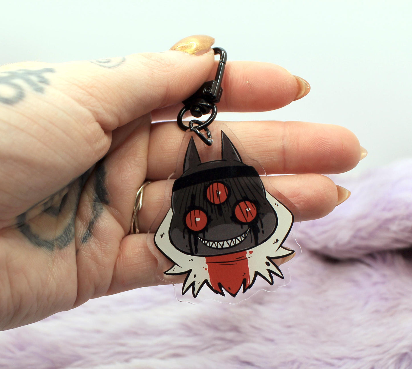 Narinder Double-Sided Cult of the Lamb Acrylic Charm (2inch)