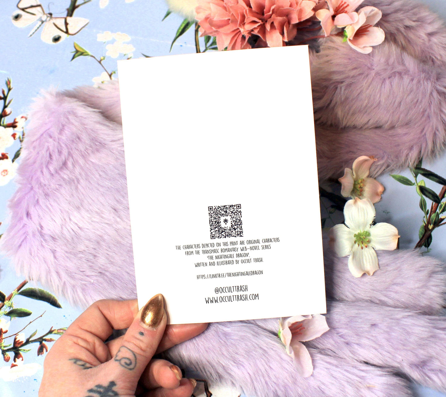 Taown and Brandy Cover Art A6 Print - The Nightingale Dragon Series