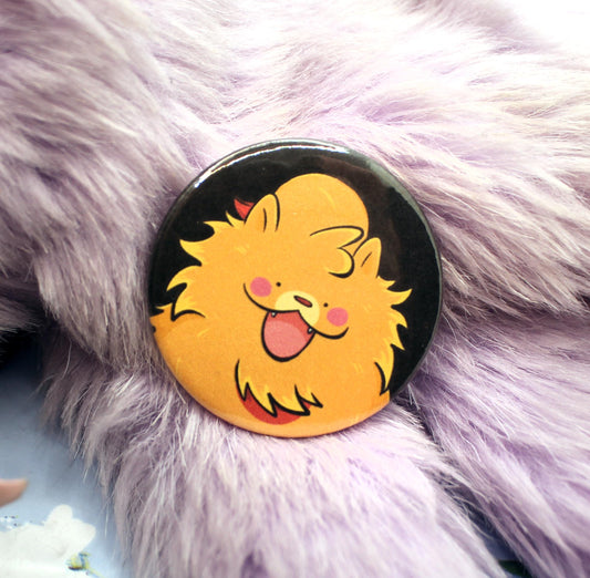 Happy Pombon Puppy Pokemon Circular Badge (38mm)