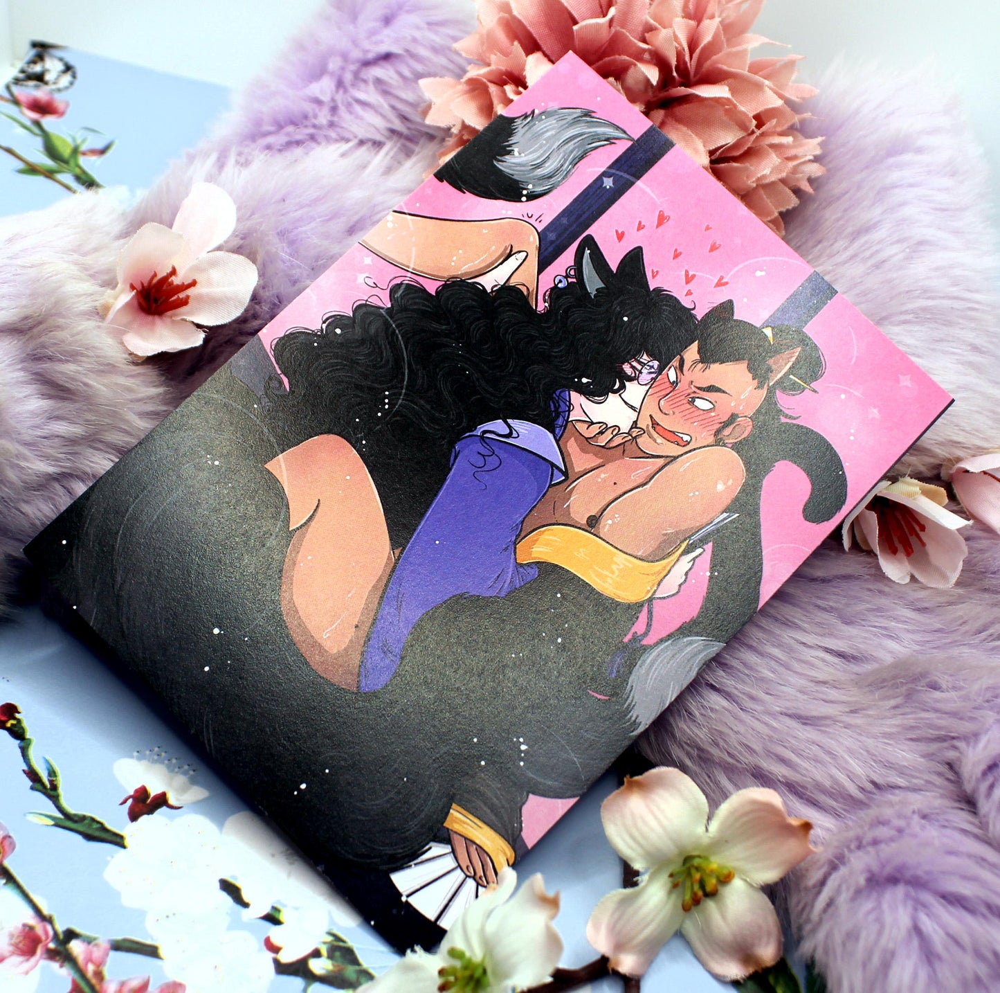 Tomar and Ginzin Kitten and Fox A6 Print - The Nightingale Dragon Series