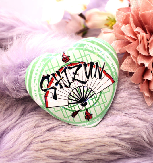Shizun MXTX Danmei Inspired Heart Badge (55mm)