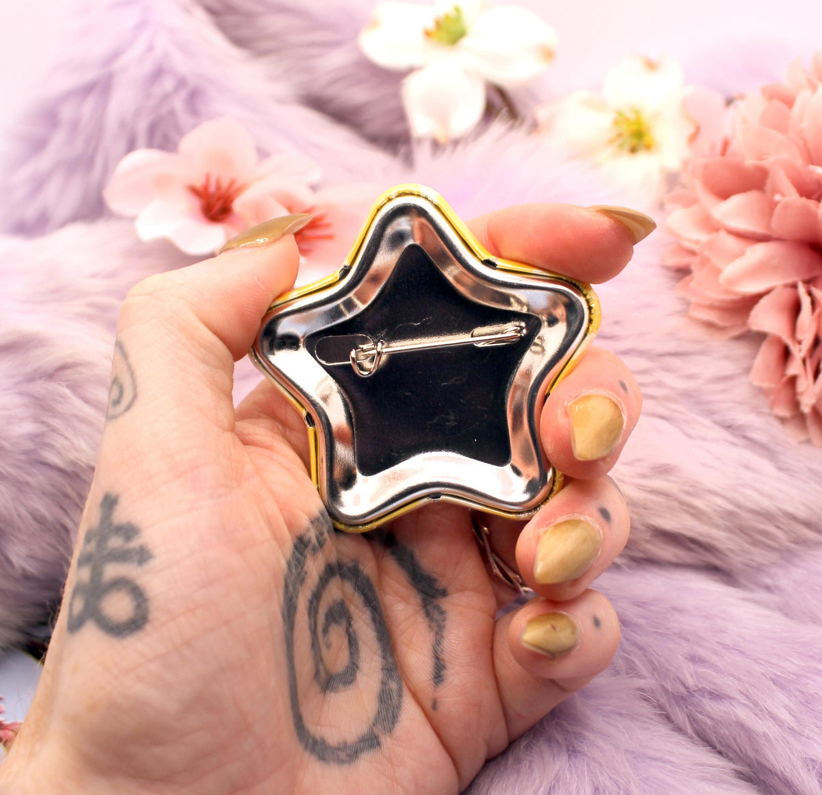 No.1 Alpha Gold Star Badge (55mm)