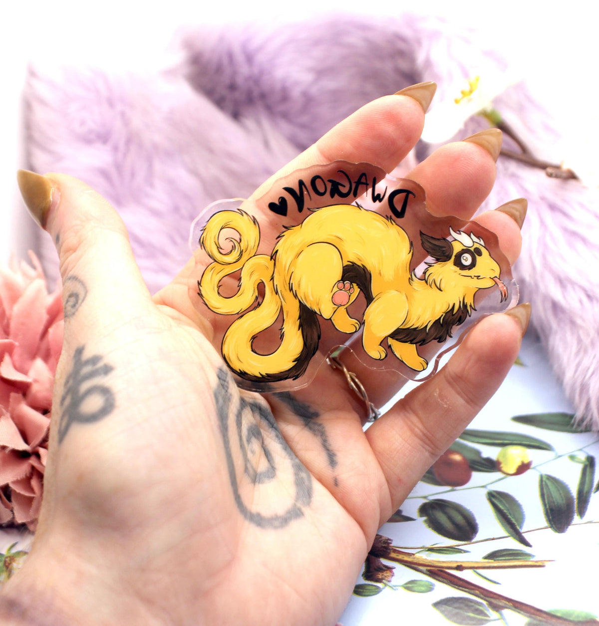 Ettore the Dwagon Thick Acrylic Standee (7cm) - The Nightingale Dragon