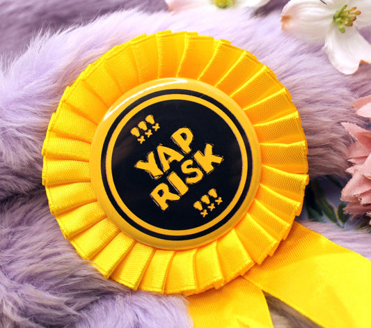 Yap Risk Gold and Black Rosettes (58mm)