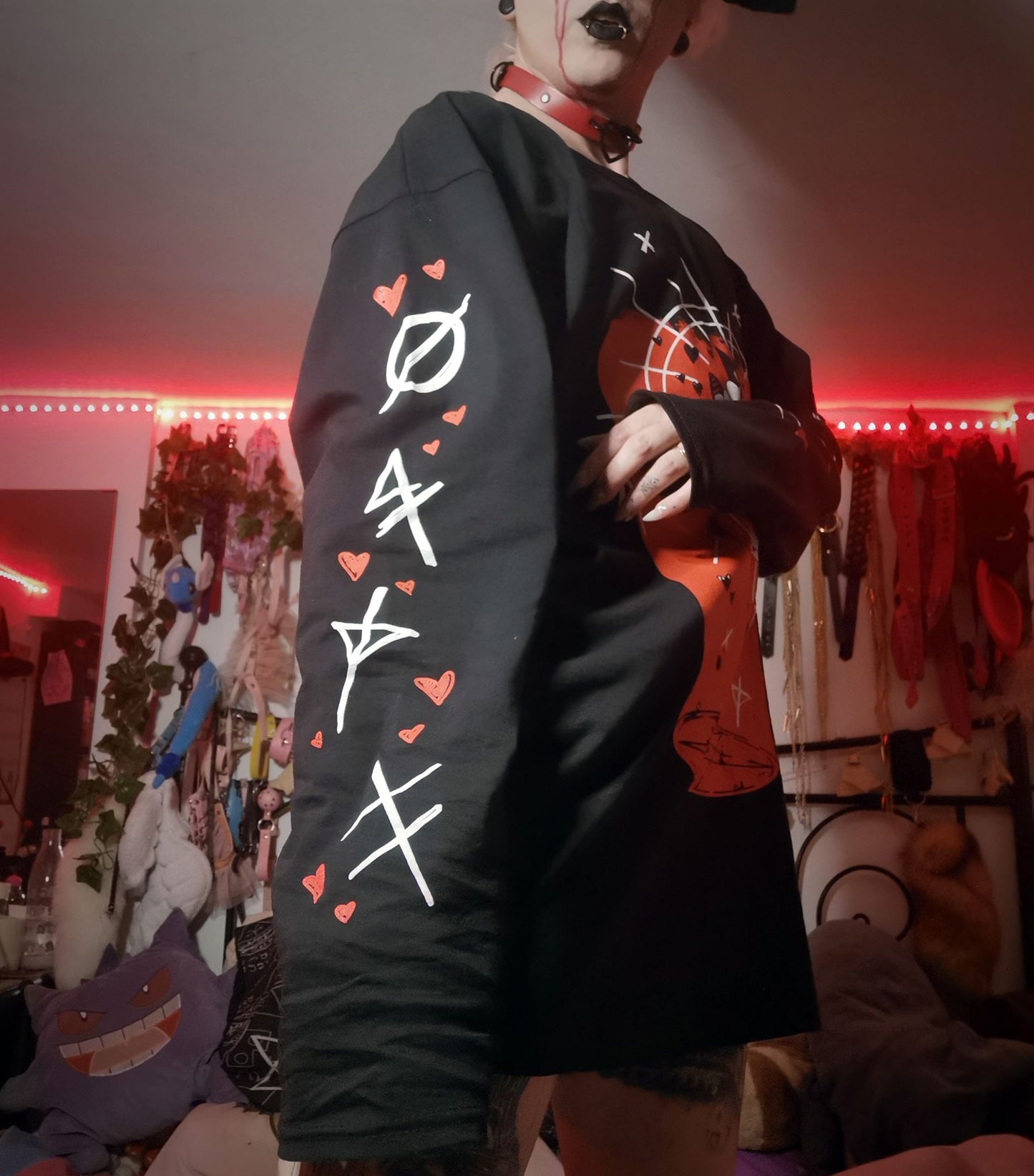 Cult of the Lamb Long-sleeve T-shirt (Sizes: S-XXL)