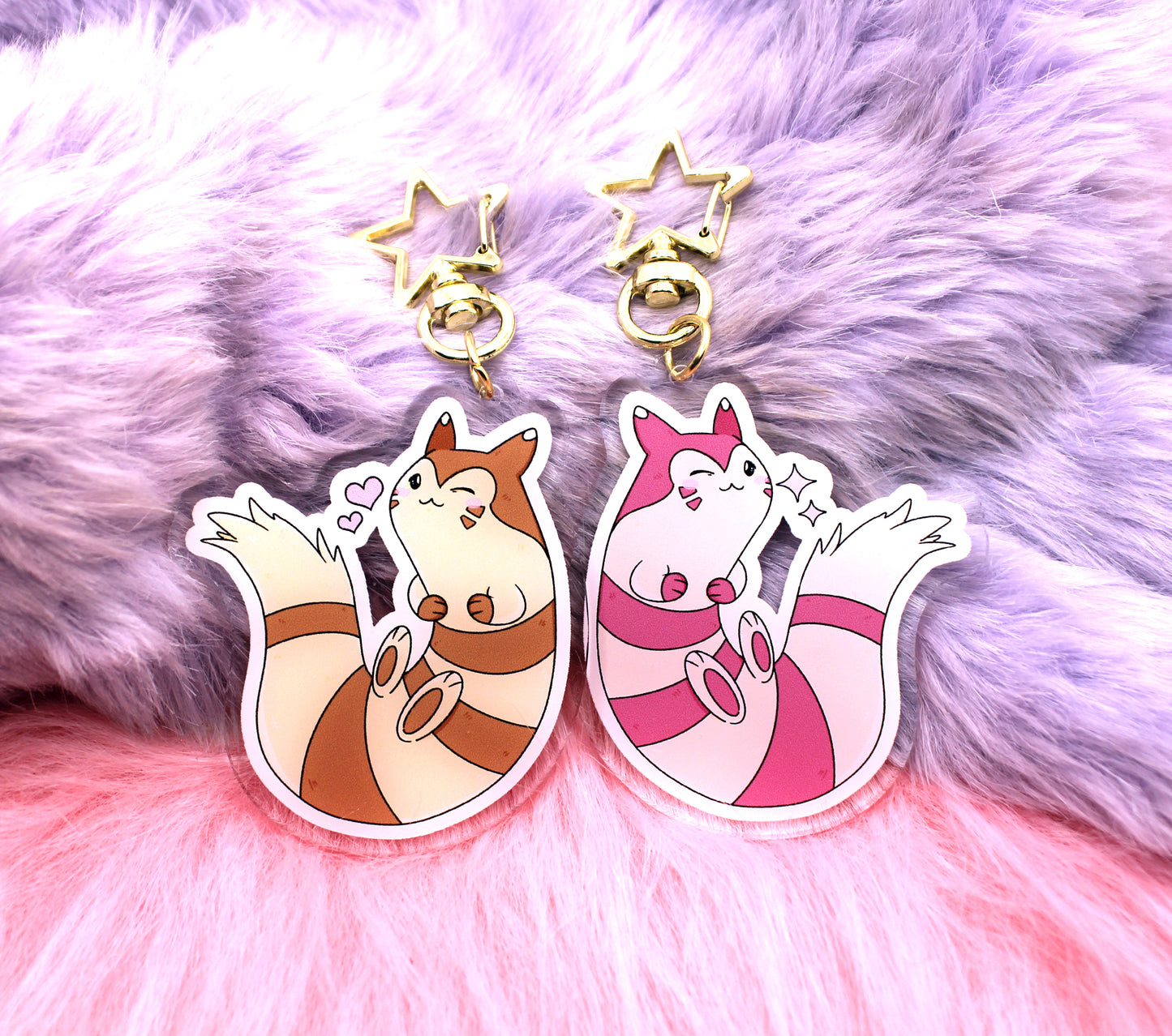 Furret Acrylic Charm (2.5inch)