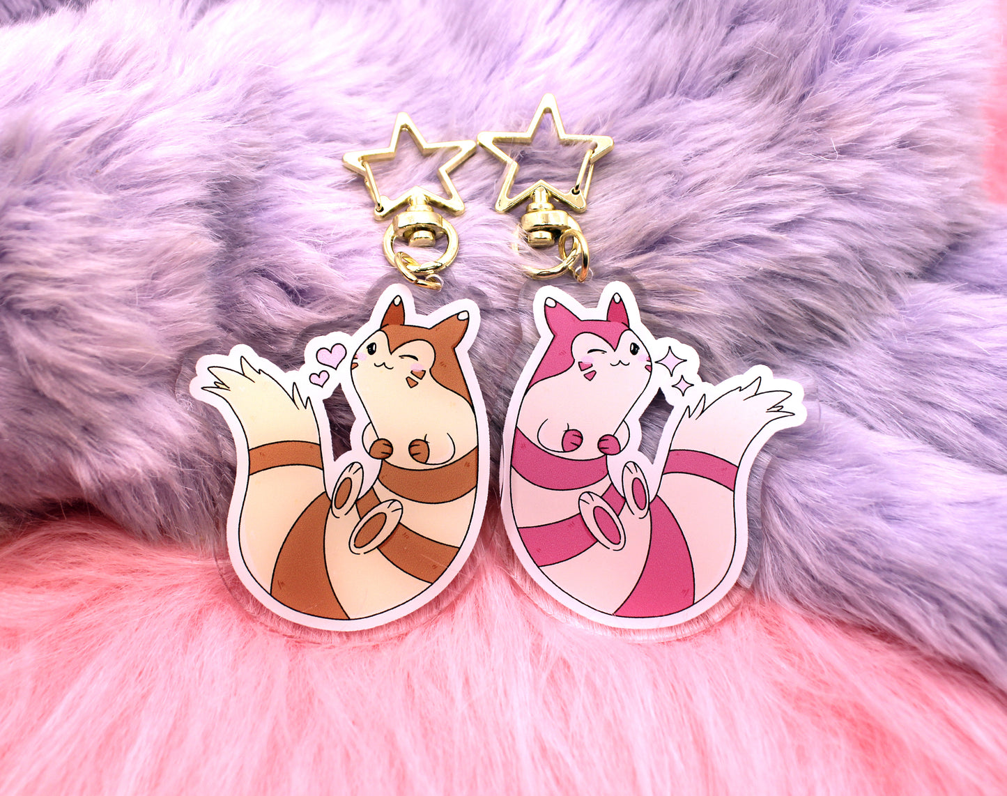 Furret Acrylic Charm (2.5inch)