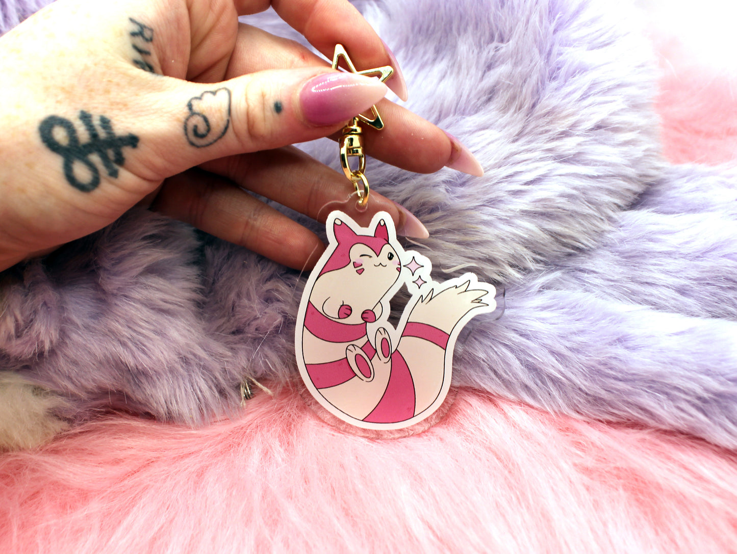Furret Acrylic Charm (2.5inch)