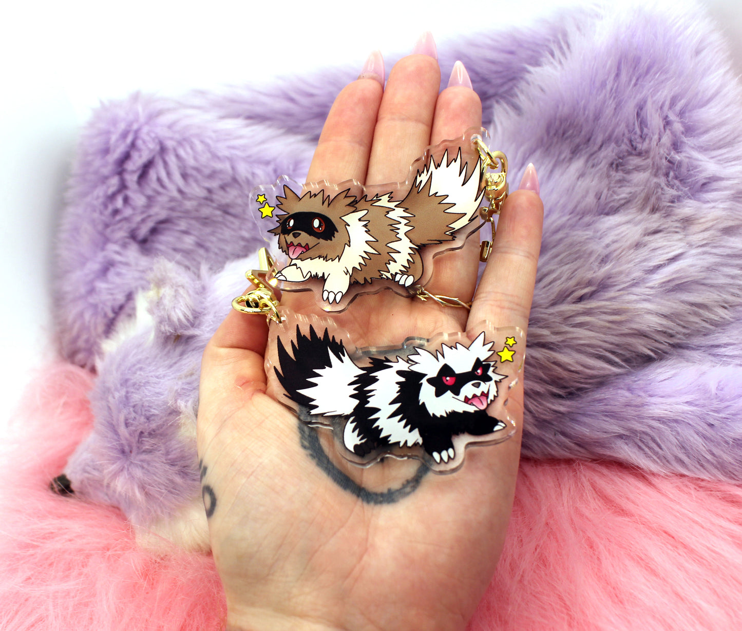 Zigzagoon Acrylic Charm (2.5inch)