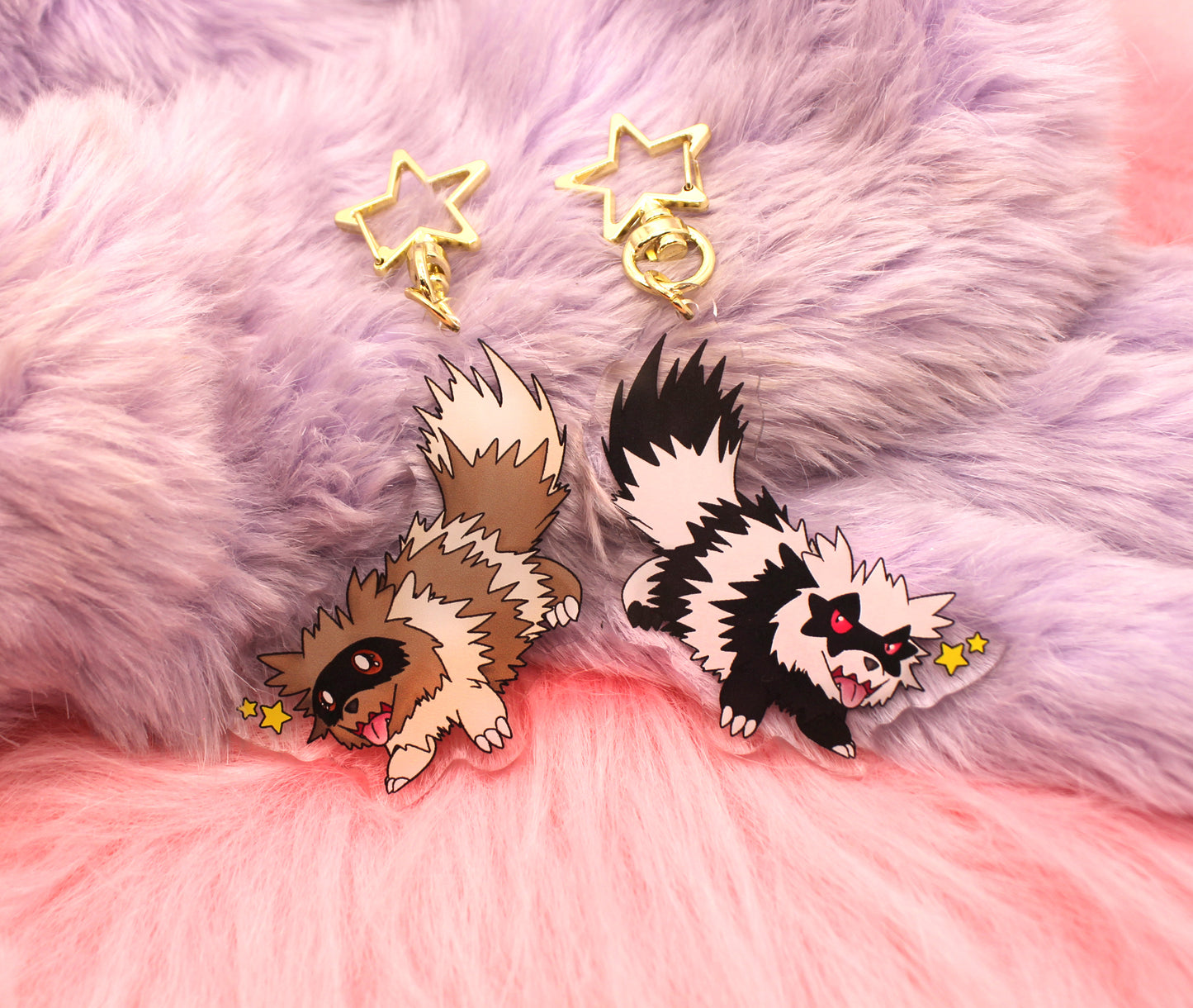 Zigzagoon Acrylic Charm (2.5inch)