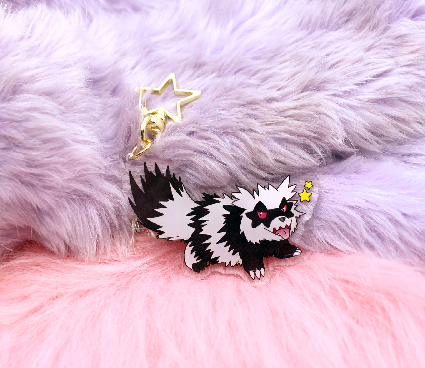 Zigzagoon Acrylic Charm (2.5inch)