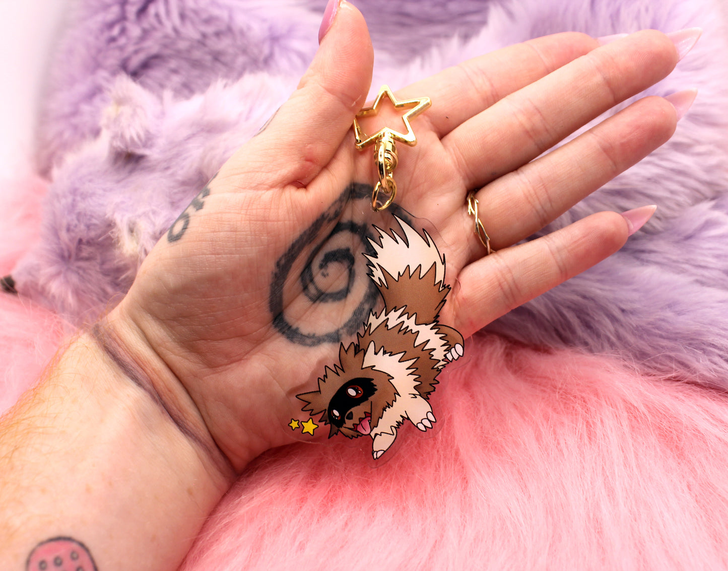 Zigzagoon Acrylic Charm (2.5inch)