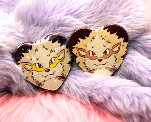 Arcanine Pokemon Heart Badges