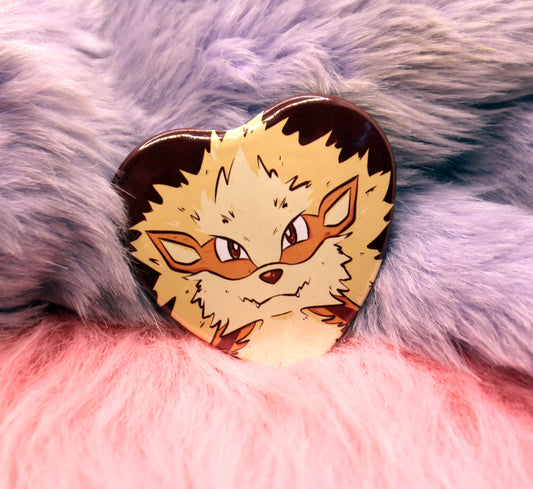 Arcanine Pokemon Heart Badges