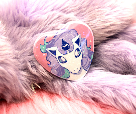 Galarian Ponyta Pokemon Heart Badge