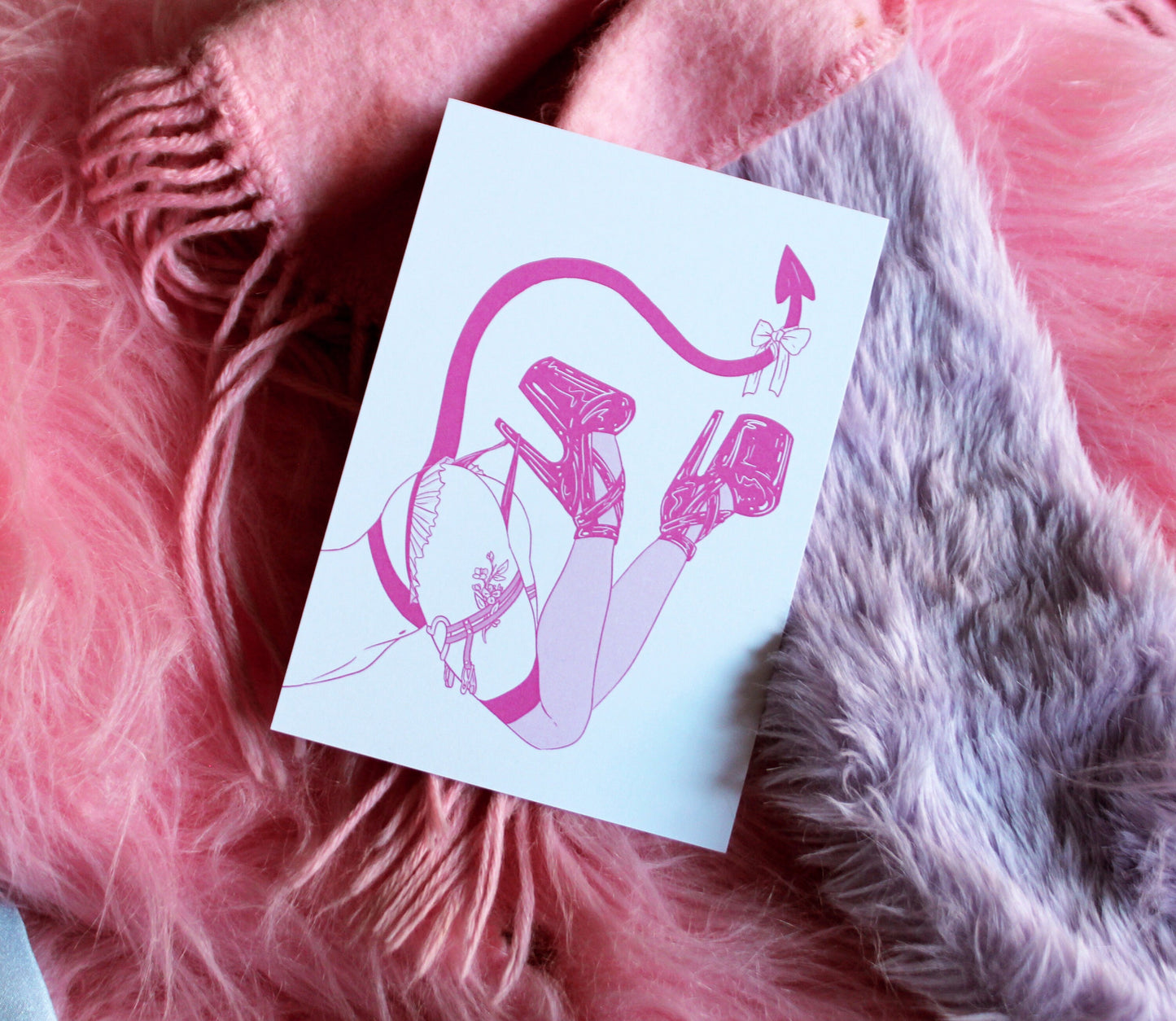 Harajuku Hell Legs A6 Print