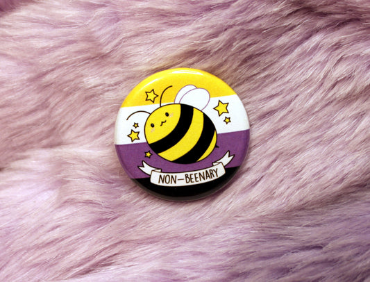 Non-Beenary Pun Badges (38mm)