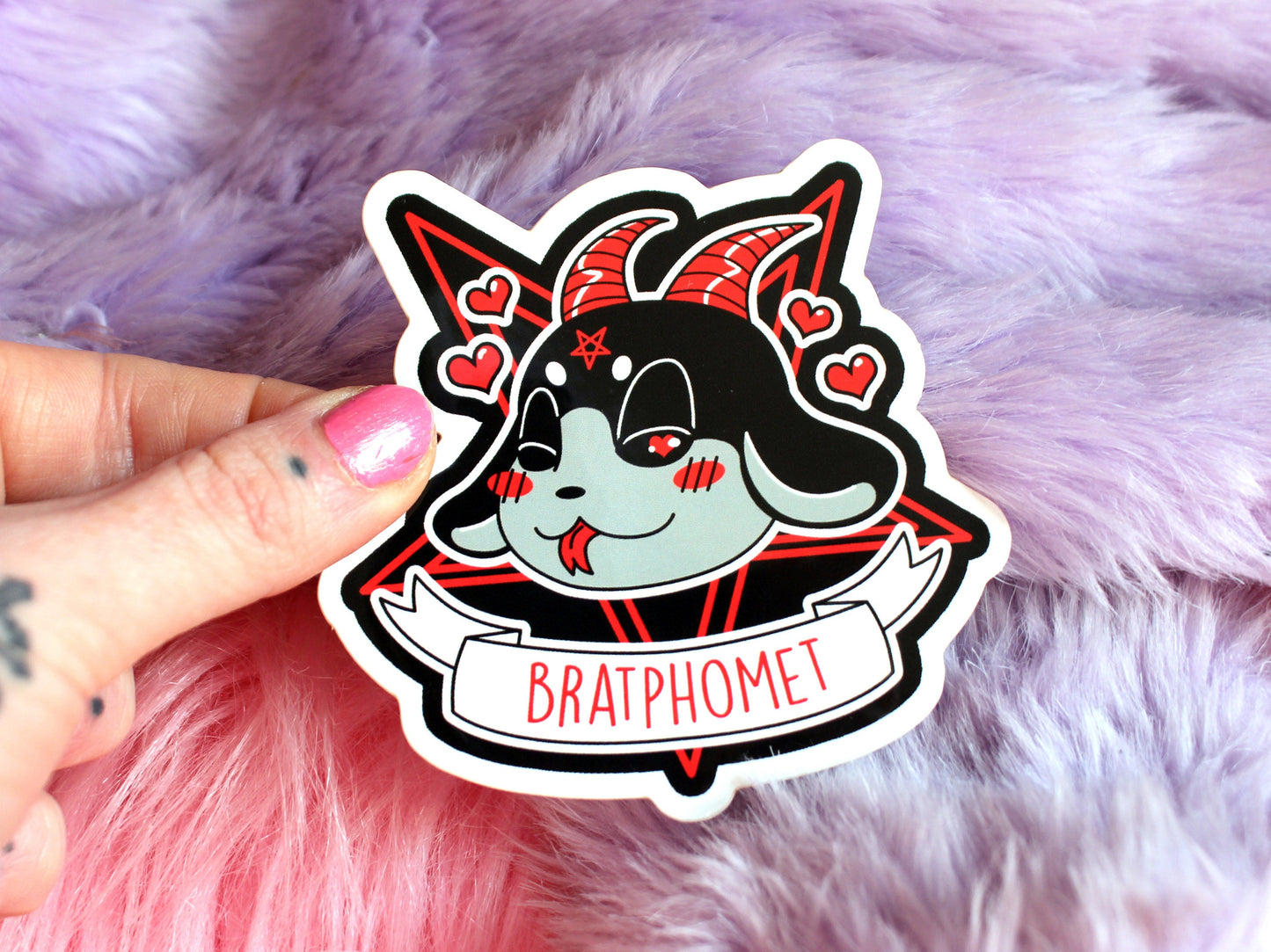 Bratphomet Stickers (7cm) - Baphomet