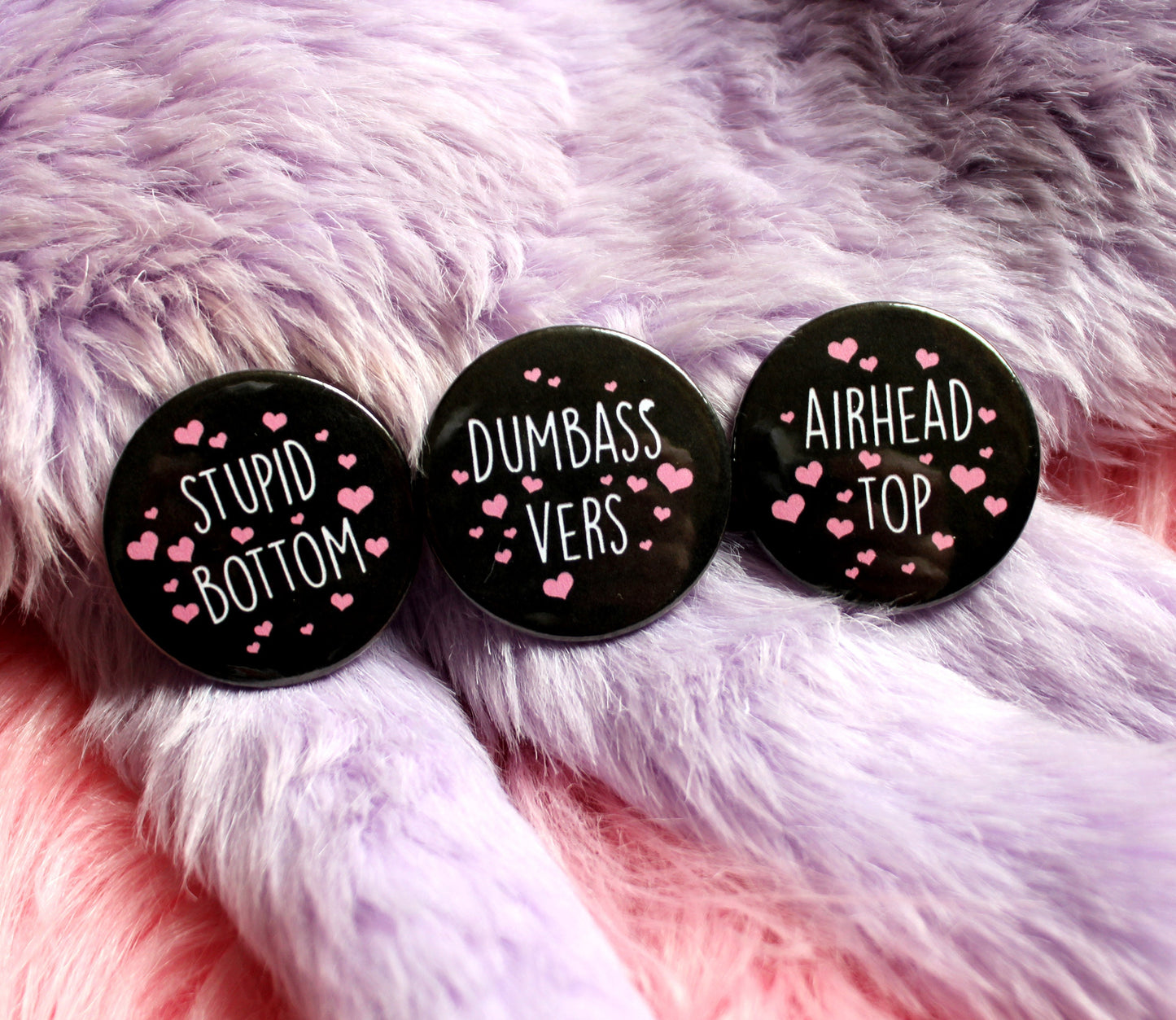 Stupid Bottom Badges (38mm)