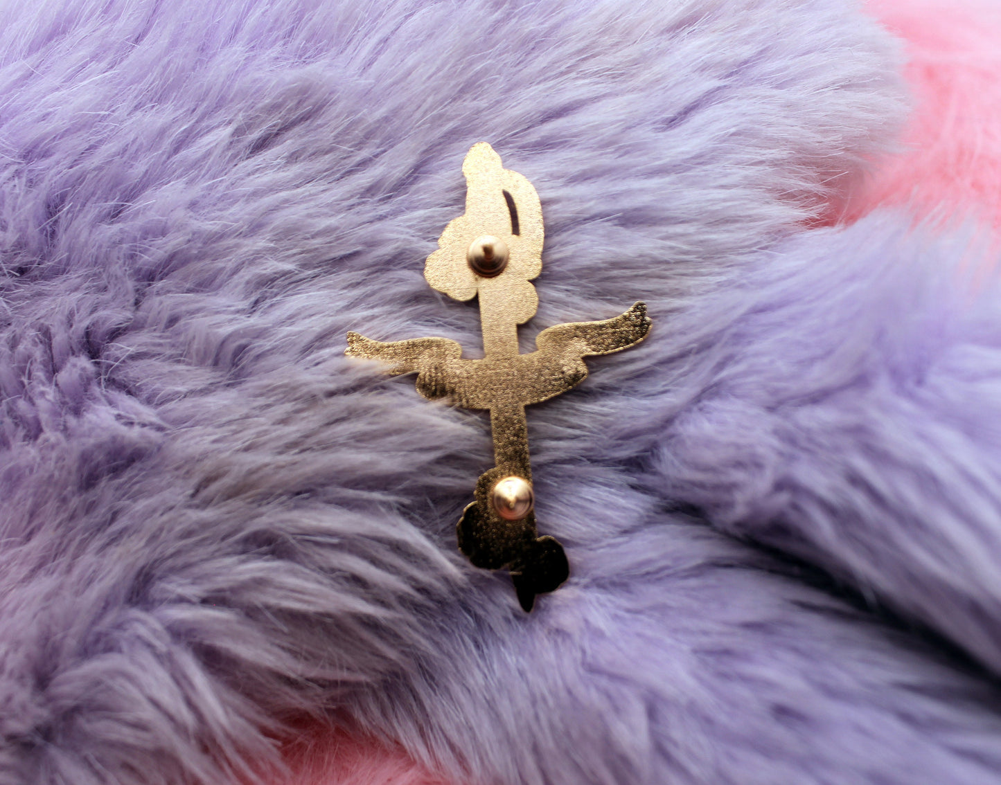 Them Fatale Rapier Sword Enamel Pin (A Grade, Hard, Rose Gold) - Sakura Blades Pin
