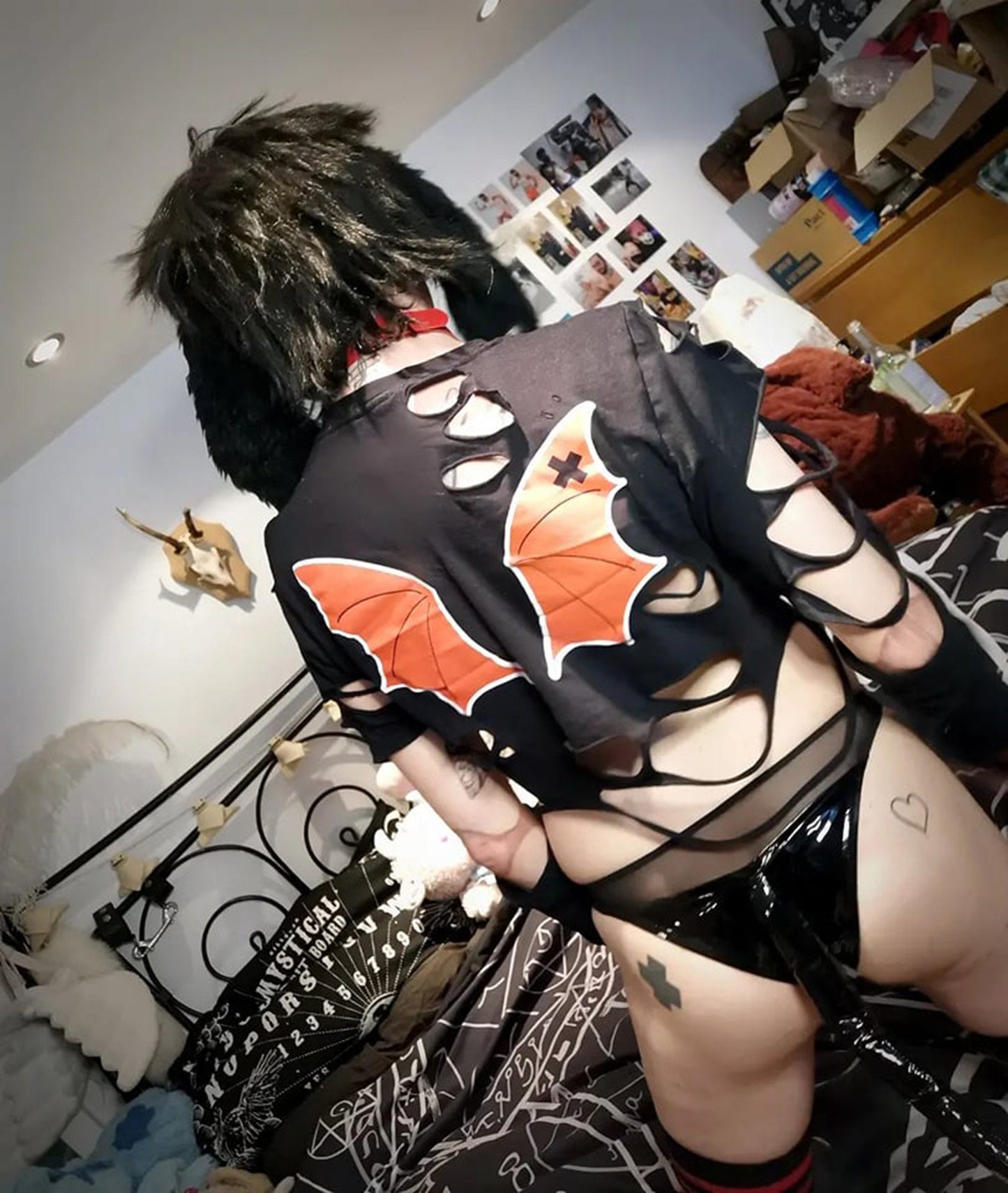 Incubae Black Red Outfit/T-shirt (Sizes: S-XXL) | Back & Front Print