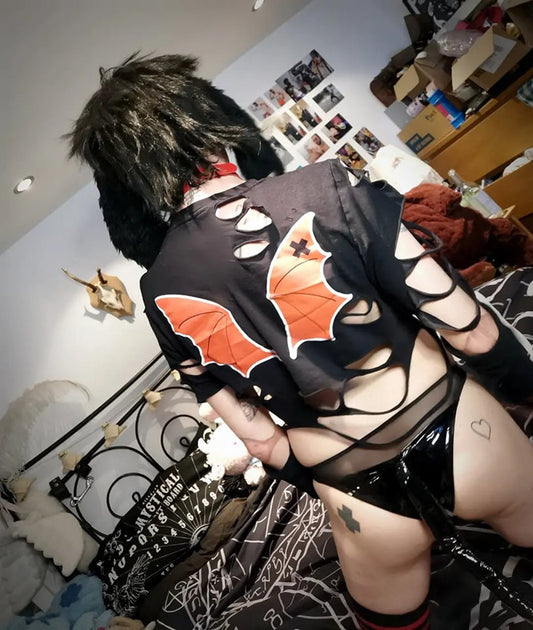 Incubae Black Red Outfit/T-shirt (Sizes: S-XXL) | Back & Front Print