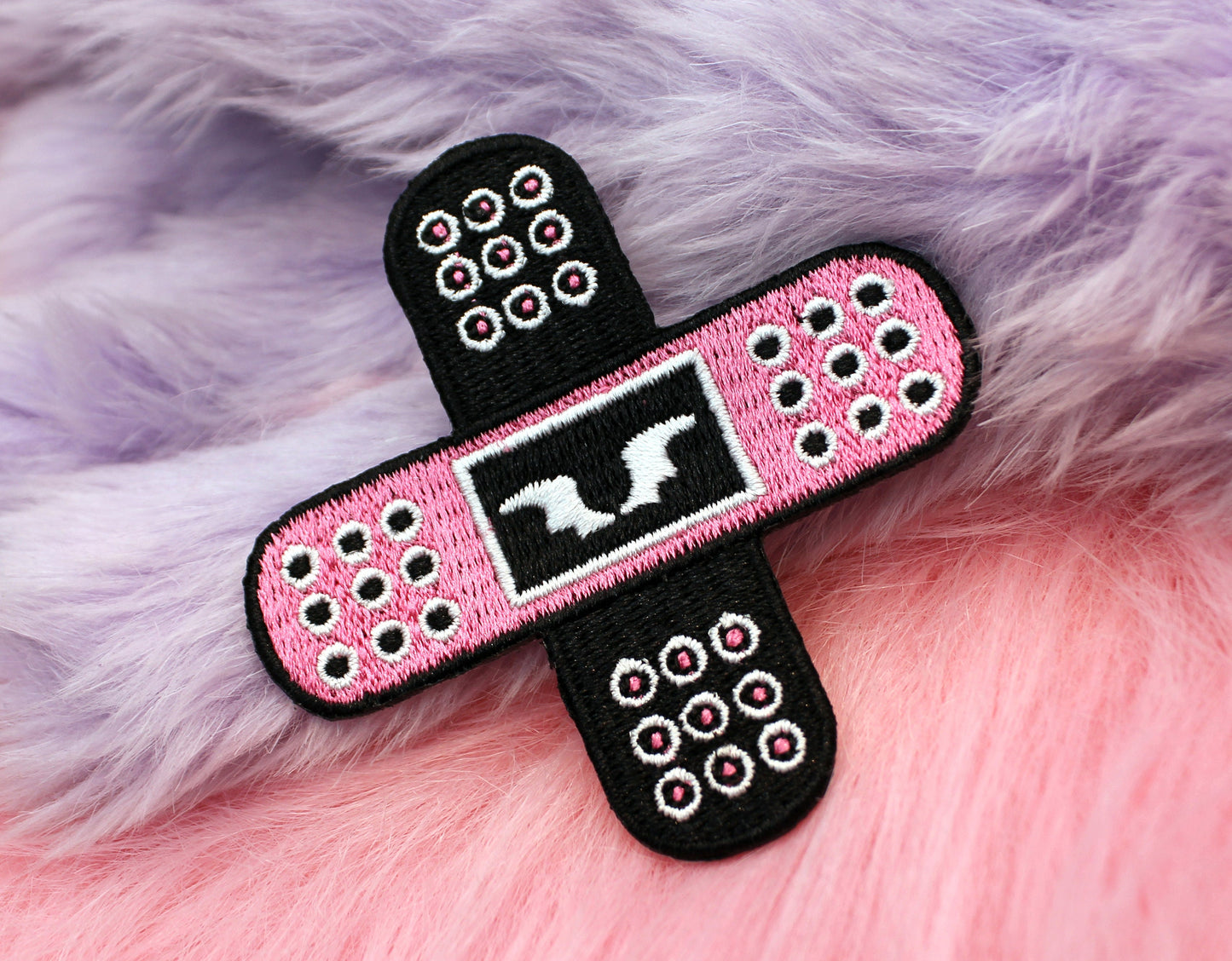 Double X Plasters Iron-On Patch (60mm) - Yamikawaii Menhera Bandaids