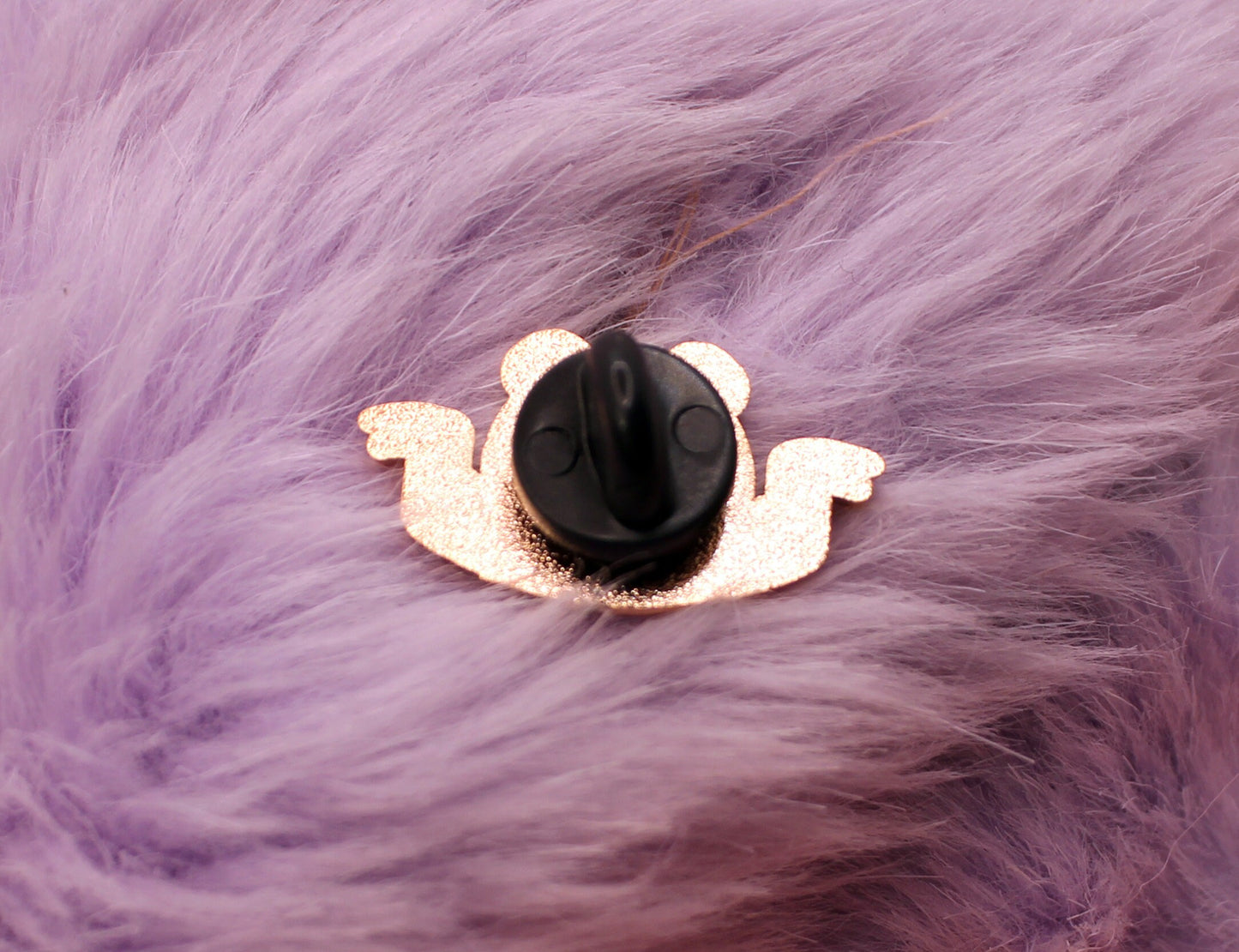 Non-Bearnary Enamel Pin (A Grade, Hard, Rose Gold) - Non-Binary Animal Puns