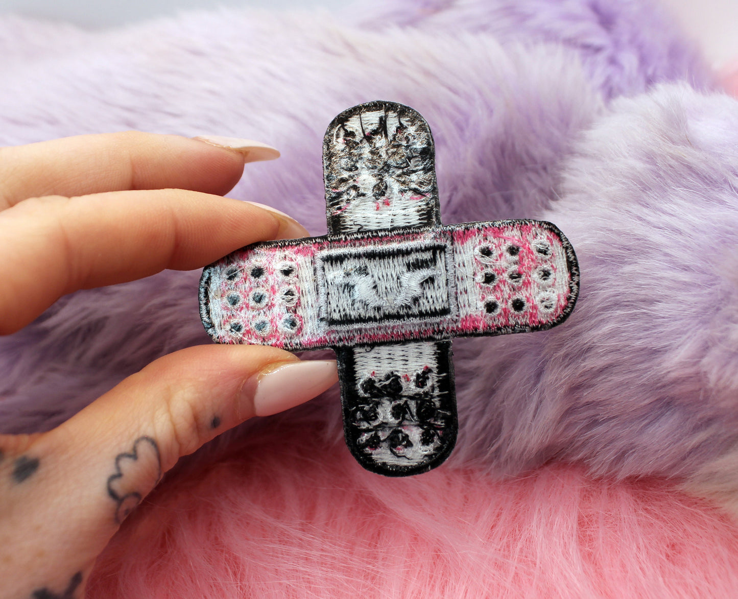 Double X Plasters Iron-On Patch (60mm) - Yamikawaii Menhera Bandaids